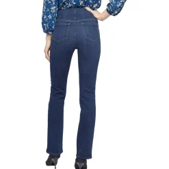 Marilyn Pull On Flat Front Straight Leg Pants