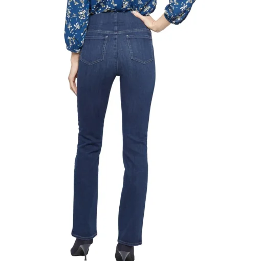 Marilyn Pull On Flat Front Straight Leg Pants