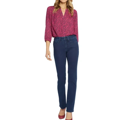Marilyn Stretch Denim Straight Leg Jeans