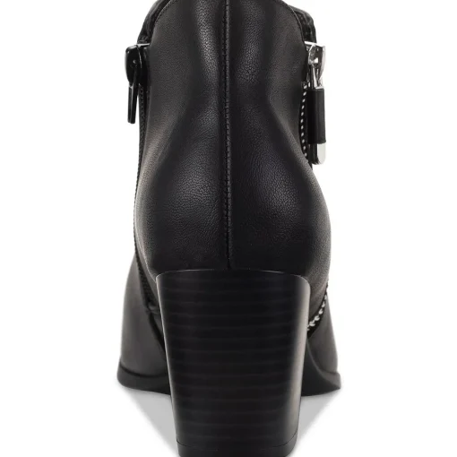 Marinaa Zip Up Slip On Ankle Boots