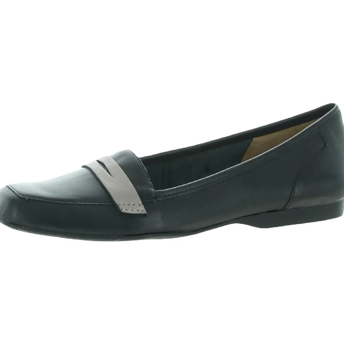 Marlowe Leather Square Toe Penny Loafers