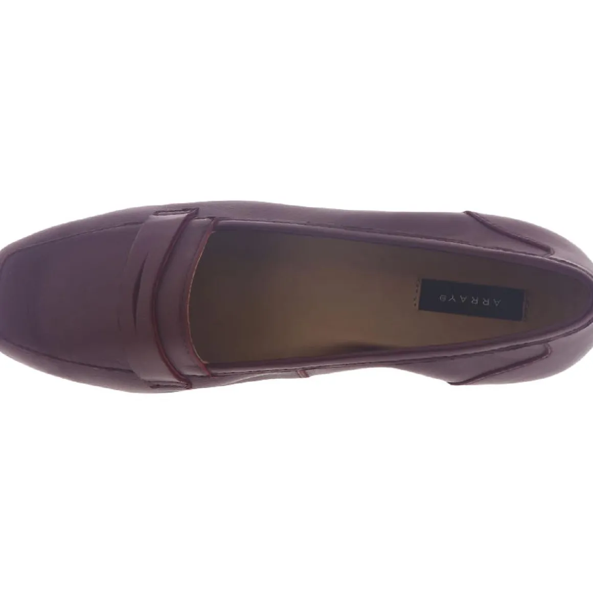 Marlowe Leather Square Toe Penny Loafers