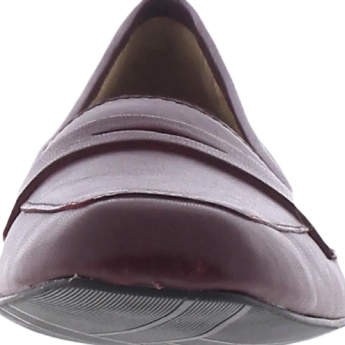 Marlowe Leather Square Toe Penny Loafers