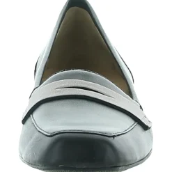 Marlowe Leather Square Toe Penny Loafers