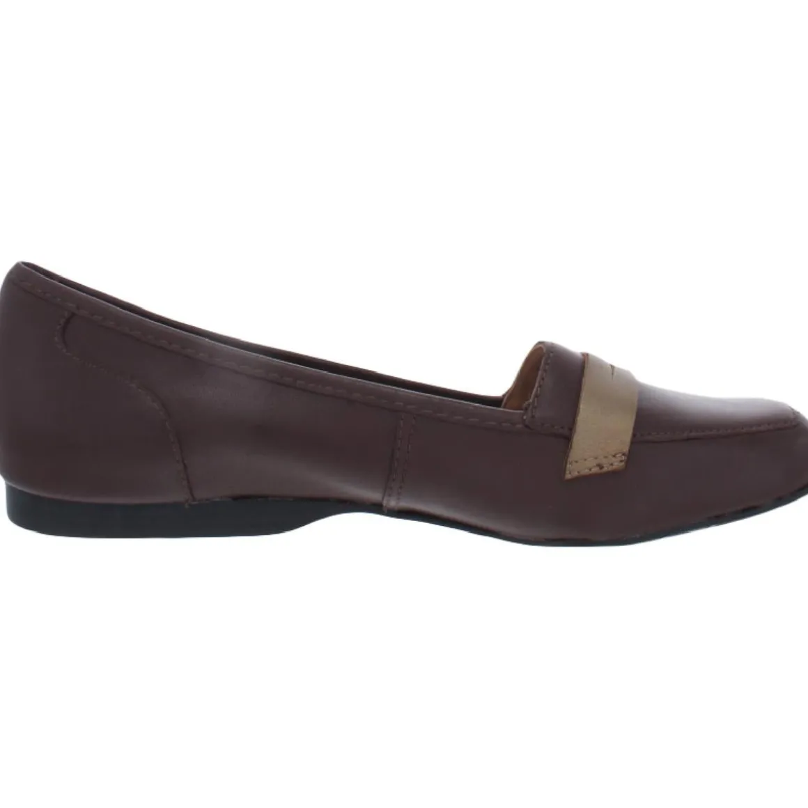 Marlowe Leather Square Toe Penny Loafers