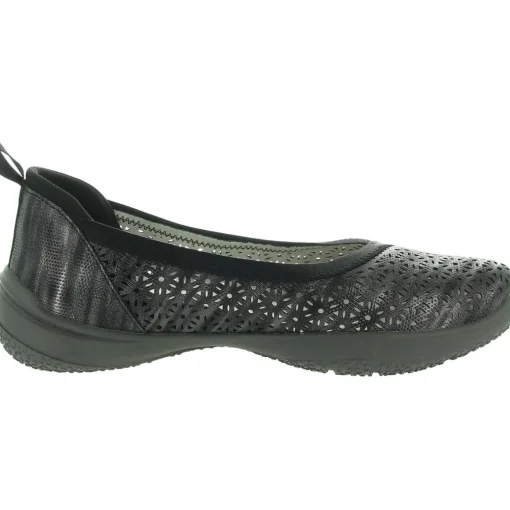 Memory Foam Faux Leather Flat Shoes