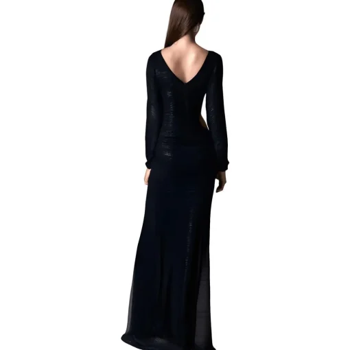 Metallic Evening Dress