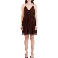 Metallic Mini Cocktail and Party Dress