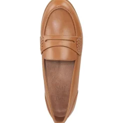 Mia Leather Slip On Loafers