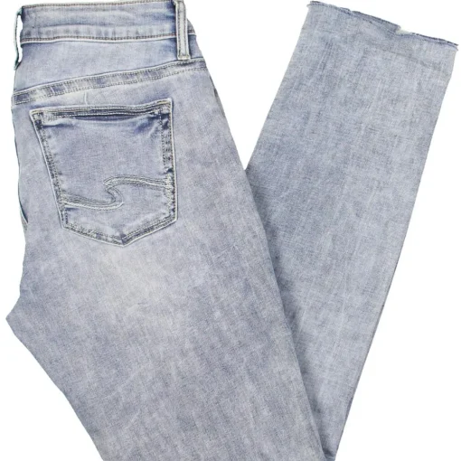 Mid Rise Slim Leg Boyfriend Jeans