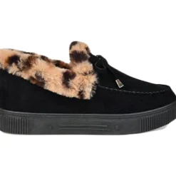 Midnight Faux Suede Moccasins