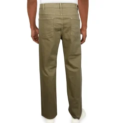 Mid-Rise Stretch Straight Leg Jeans