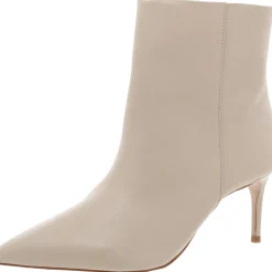 Mikki Leather Stiletto Ankle Boots