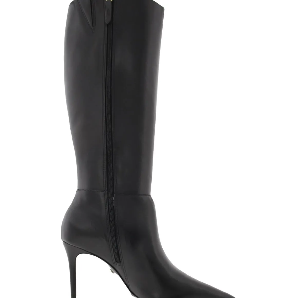Mikki Leather Stiletto Ankle Boots