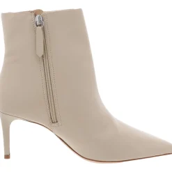 Mikki Leather Stiletto Ankle Boots