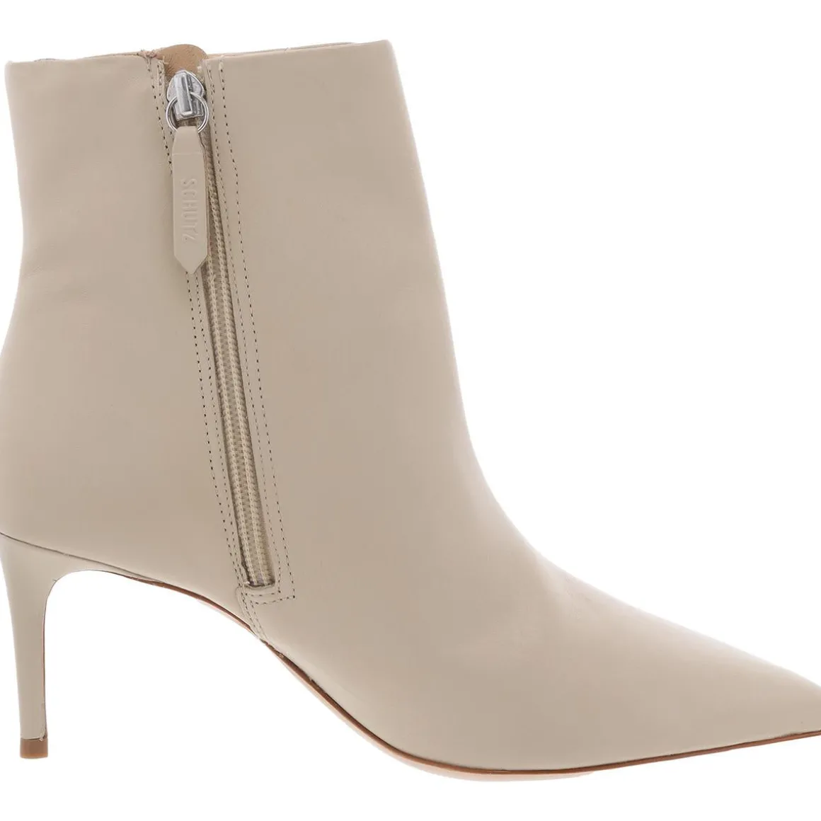 Mikki Leather Stiletto Ankle Boots