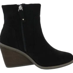Mirage Faux Suede Booties Ankle Boots