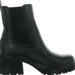 Mixed Media Leather Chelsea Boots