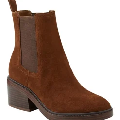 Modesty Cushioned Footbed Stack Heel Ankle Boots