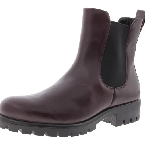 Modtray Leather Lugged Sole Chelsea Boots