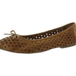 MOGENI Leather Ballet Flats