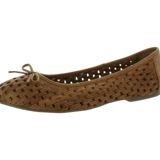 MOGENI Leather Ballet Flats