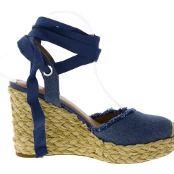 Moniquee Wedges Closed Toe Ankle Strap