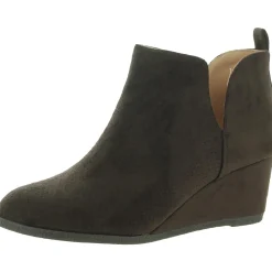 Mylee Faux Suede Ankle Booties