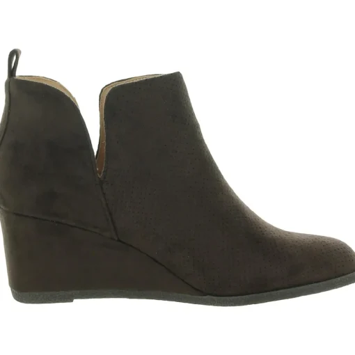 Mylee Faux Suede Ankle Booties