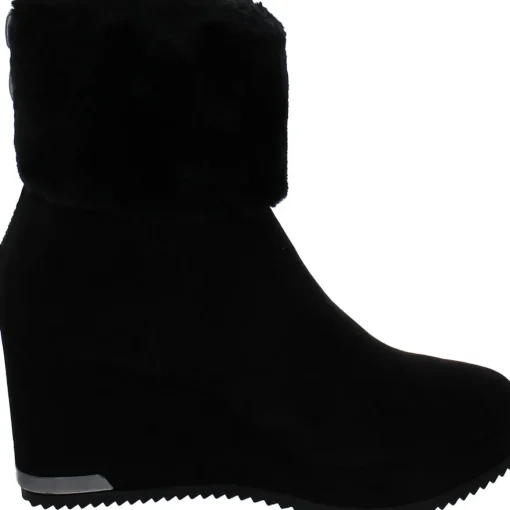 Nadra Faux Suede Dressy Booties