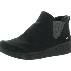 Niah Water Repellent Faux Suede Ankle Boots