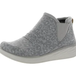 Niah Water Repellent Faux Suede Ankle Boots