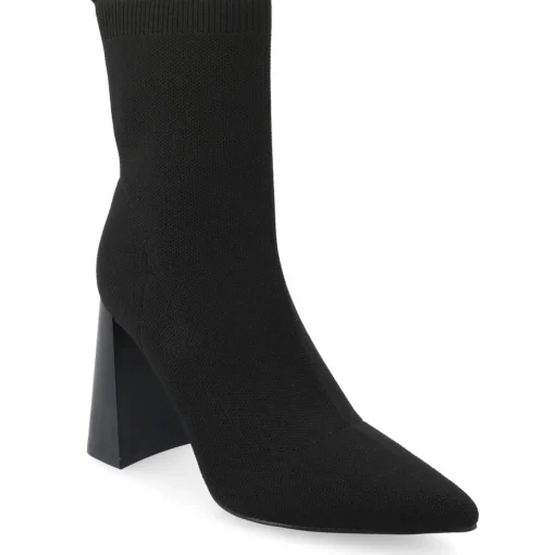 Noralinn Pointed Toe Slip On Ankle Boots