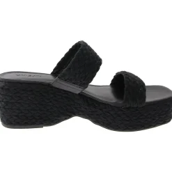 Norina Raffia Open Toe Platform Sandals