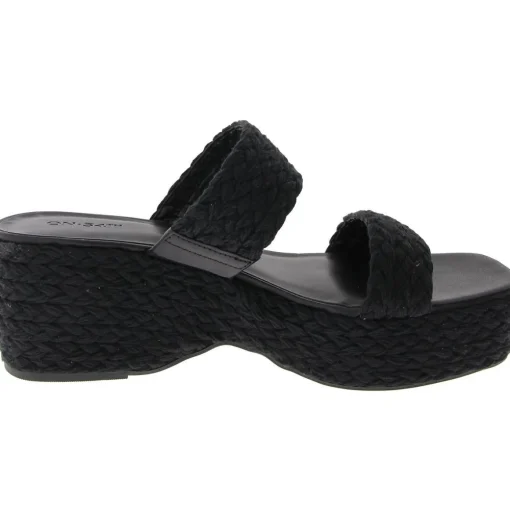 Norina Raffia Open Toe Platform Sandals