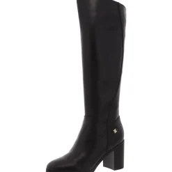 Odettee Leather Almond Toe Knee-High Boots