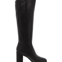 Odettee Leather Almond Toe Knee-High Boots
