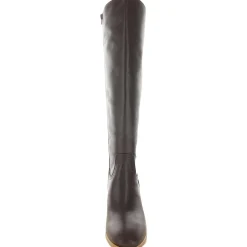 Odettee Leather Almond Toe Knee-High Boots
