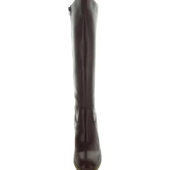 Odettee Leather Almond Toe Knee-High Boots