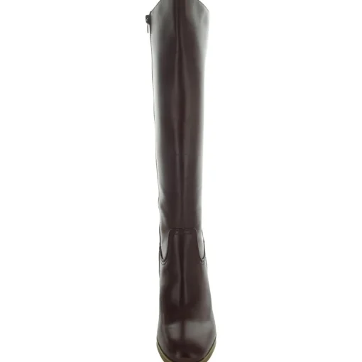Odettee Leather Almond Toe Knee-High Boots