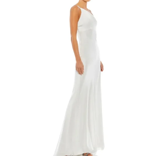One Shoulder Maxi Evening Dress