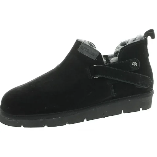 Ongi Suede Faux Fur Booties