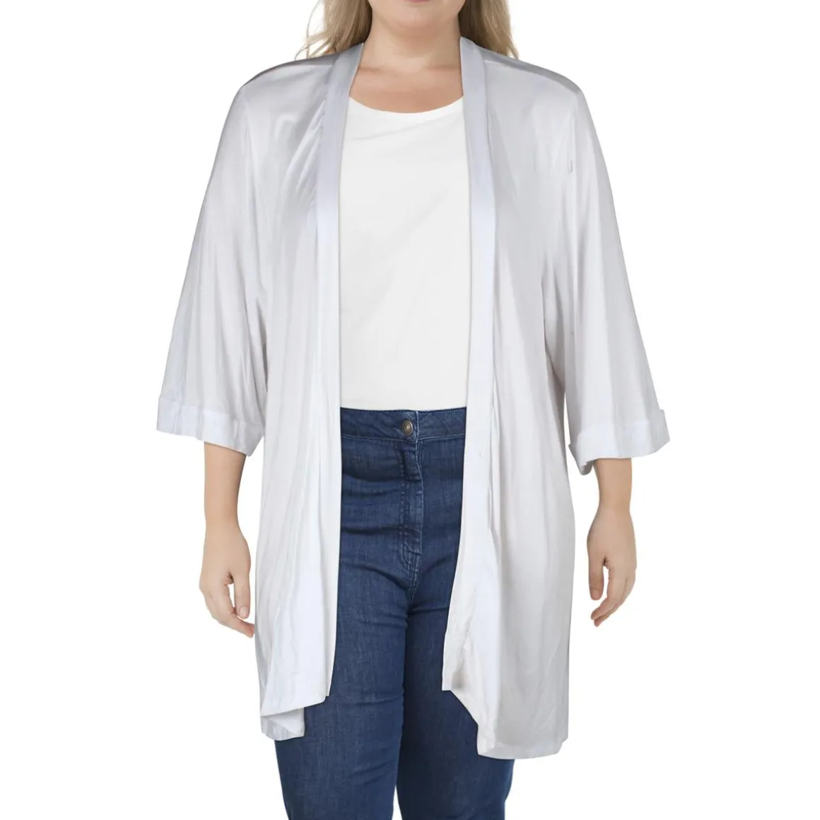 Open Front Layering Cardigan Top