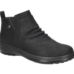 Padded Insole Faux Leather Booties