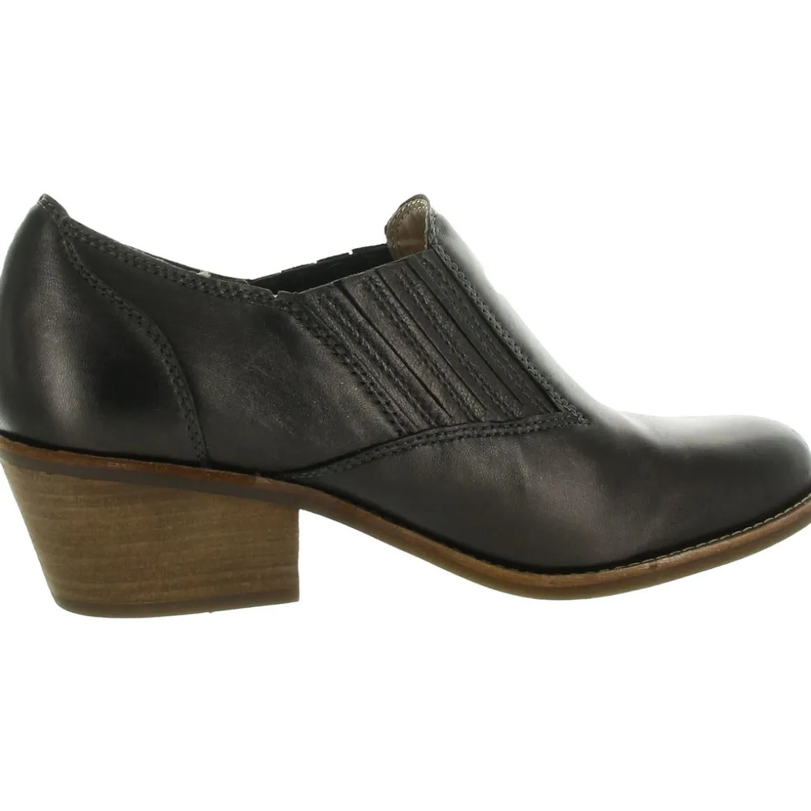 Padded Insole Leather Booties
