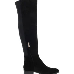 Pam Zipper Suede Over-The-Knee Boots