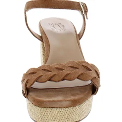 Pandora Braided Ankle Strap Heels