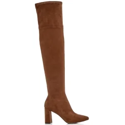 Parisah 2 Faux Suede Pointed Toe Over-The-Knee Boots