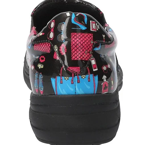 Pattern Leather Clogs
