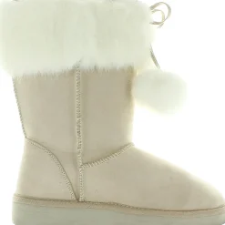 Peak Faux Suede Cold Weather Shearling Boots